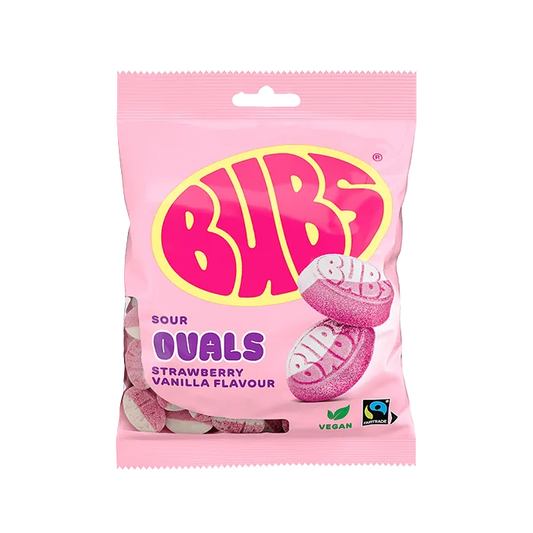 Bubs - Sour Ovals Strawberry Vanilla (90 g)