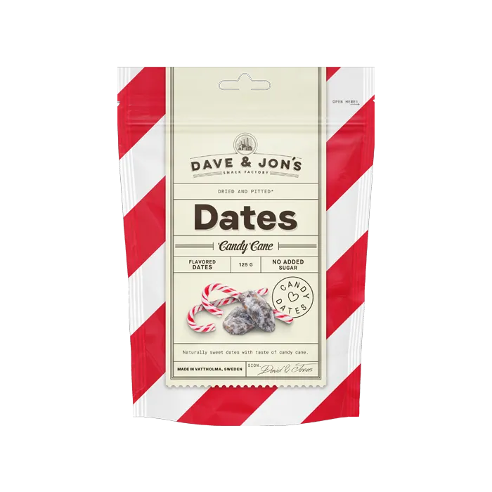 Dave & Jon's – Candy Cane Dates (125 g)