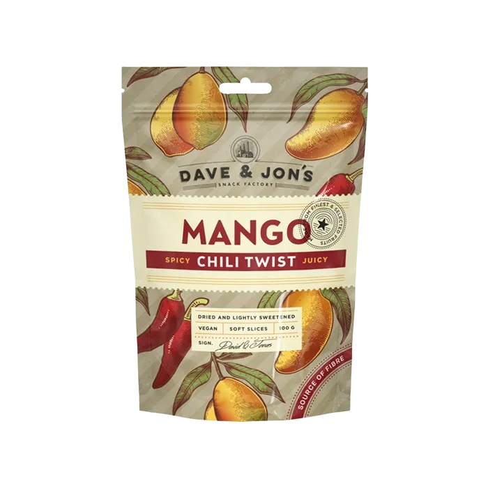 Dave & Jon's - Dried Mango Chili Twist (100g)